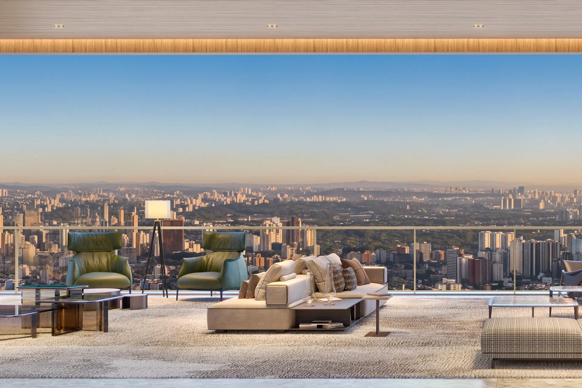 Living · apartamento de 284 m²
